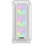 EVOLVEO Xenon bílá / PC skříň / Midi Tower / ATX/mATX/Mini ITX / 4x ARGB / temperované sklo (XENON-WH-4)