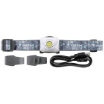 KSE-Lights 6003-series PERFORMANCE LED světlo na helmu , napájeno akumulátorem, 420 lm, 30 h, KS-6003