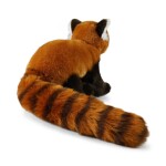 Plyšová panda červená 28 cm, ECO-FRIENDLY