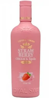 Royal Swan Strawberry Cream Tequila / Likér / Krémový / Jahoda / 15 % obj. / 0,7 l (8480000226143)