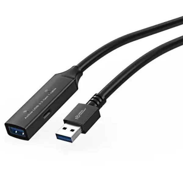MicroConnect Active prodlužovací kabel USB3.0 A (M) - USB3.0 A (F) 15m černá / 5000Mbit/s (USB3.0AAF15A)