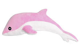Mamido Plyšová hračka růžový delfín 70 cm
