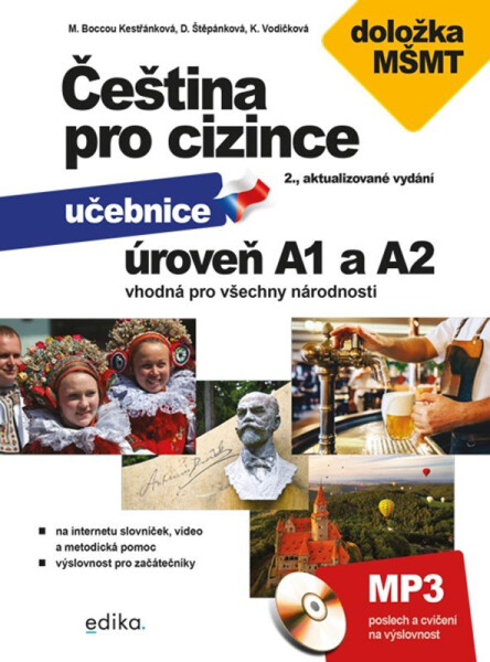 Čeština pro cizince A1 a A2 - Učebnice - Marie Boccou Kestřánková