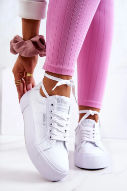 Tenisky na platformě Lee Cooper LCW-22-31-0884L Bílý 41