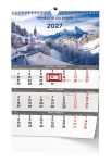 Nástěnný kalendář 2027 Baloušek tříměsíční obrázkový