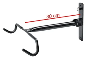 COMPASS Držák kola na zeď / Držák na kolo / výklopný / nosnost 20 kg / kov, guma (XC-80003)