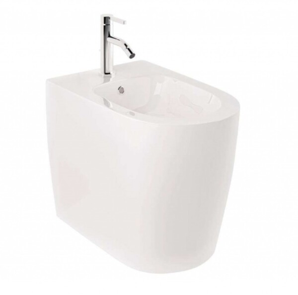 KLUDI - Resa R Stojící bidet, otvor pro baterii, lesklá bílá 23BIB0243