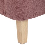 Křeslo ušák, růžová látka, AK-388 PINK2