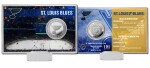 Highland Mint Sběratelská Pamětní mince St. Louis Blues NHL Team History Silver Coin Card Limited Edition od 5000