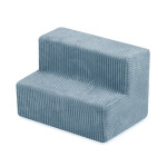 PLUSH NEST PLUSH NEST Hrací hrad s bazénem a 150 míčky, prémiový modrý manšestr