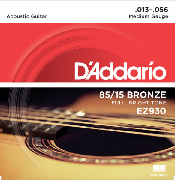 D'Addario EZ930 80/15 Bronze Medium - .013 - .056