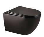 GEBERIT - Duofix Set předstěnové instalace, klozetu Gaia a sedátka softclose, tlačítko Sigma30, matná černá/černá SANI11CA5502B