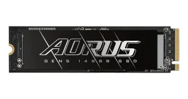 Gigabyte AORUS Gen5 14000 SSD 4TB / SSD M.2 / PCIe 5.0 NVMe 2.0 / 14100 12600 MB/s / TLC / MTBF 1,6 mh (AG514K4TB)