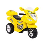 Mamido Dětská elektrická motorka skútr žlutý