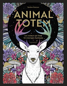 Animal Totem, antistresové omalovánky, Stratten Peterson
