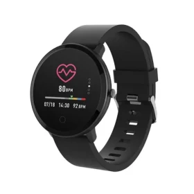 Forever ForeVive SB-320 černá / 1.3 IPS / 240x240 / BT 4.2 / IP67 / notifikace / krokoměr / srdeční tep / kalorie (GSM093542)