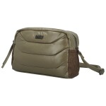 Trendy dámská koženková crossbody kabelka Coveri Darcy, taupe
