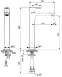 IDEAL STANDARD - Connect Air Umyvadlová baterie Slim, chrom A7027AA