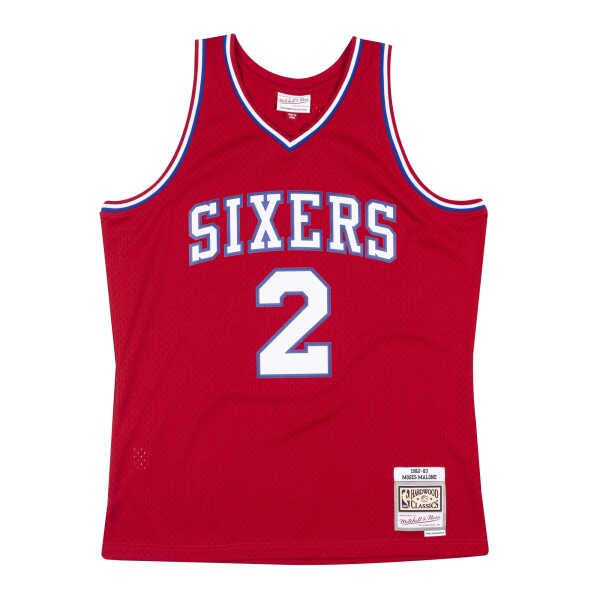Mitchell & Ness Pánský dres Philadelphia 76ers NBA Moses Malone #2 1982-83 Swingman Velikost: XL