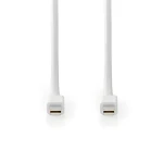 Nedis Mini DisplayPort 1.4 bílá / Kabel / Mini DisplayPort - Mini DisplayPort / 48 Gbps / 2 m (CCGB37504WT20)
