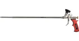 YATO Pistole na montážní pěnu PTFE 500 mm / Vytlačovací pistole / Regulace průtoku / Nerezová ocel, hliník (YT-67460)