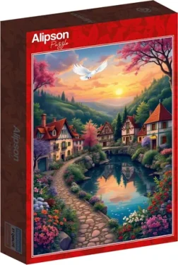 ALIPSON Puzzle Vesnice u vody