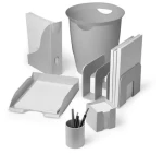Durable Stehsammler ECO A4 šedá / Stojan na časopisy / Plast / Recyklovaný materiál (775710)