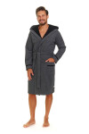 Pánský župan 7141 Twill plus - Doctor Nap šedá 3XL
