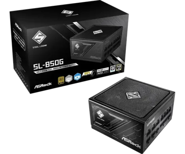ASRock Steel Legend SL-850G / ATX / 850W / 80 Plus Gold / 135 mm / Modulární (90-UXS085-GFEAAA)