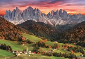 Clementoni 32570 Puzzle Údolí Val di Funes 2000 dílků