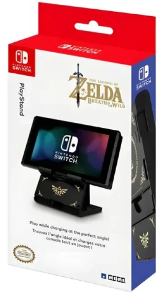 HORI Switch Compact PlayStand (Zelda) / Stojánek pro Nintendo Switch / 3 úhly náklonu / Skládací