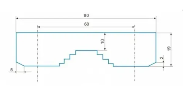 CSAT Z3 žralok / Náhradní díl / rozteč montážních otvorů 61 mm (žralok Z3)