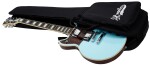 D'Angelico Double Cutaway Solid Body Sky Blue