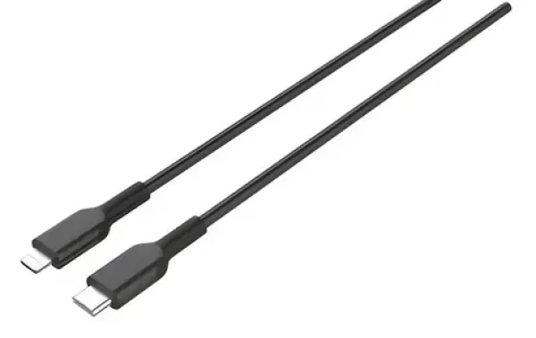 EFB USB-C - Lightning kabel 2 m černá / Kabel / USB 2.0 / MFi certifikace / 480 Mbit/s / 3 A (EBUSBC-LM.2)