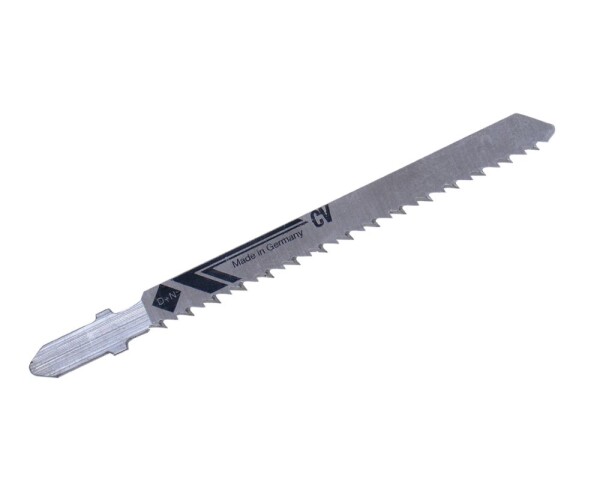 List do přímočaré pily, na dřevo, T-stopka, HCS, 75 x 1,45mm, obrácený zub 10TPI, 5ks, D+N