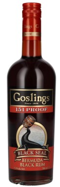 Gosling´s Black Seal 151 proof 75,5% 0,7 l (holá láhev)