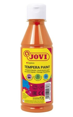 JOVI temperová barva 250ml v lahvi oranžová