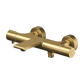 CERSANIT - Vano-sprchová baterie nástěnná termostatická VIRGO, zlato broušené S951-868