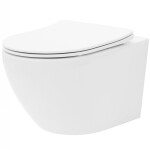 REA/S - SET závěsné WC Carlo Flat Mini Rimless + Bidet Carlo Mini REA-C2760 + REA-C2276