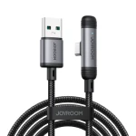 Joyroom S-A56 EnjoyX Series 90° Nabíjecí kabel USB-A (M) - USB-C (M) 3A 1.2m černá (6956116764692)