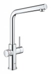 GROHE - Red Dřezová baterie Duo s ohřevem vody a filtrací, zásobník L, chrom 30325001