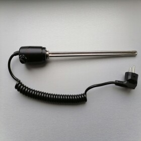 HOPA - Topná tyč PATRONA s termostatem - Barva topné tyče - Černá, Výkon topné tyče - 300 W RADPST315