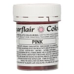 Sugarflair Barva na čokoládu Pink Růžová 35g