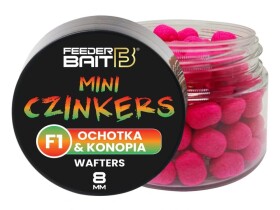 FeederBait Mini Czinkers Wafters 6x8mm 25ml - F1- Patentka/Konopí,FeederBait Mini Czinkers Wafters 6x8mm 25ml - F1- Patentka/Konopí