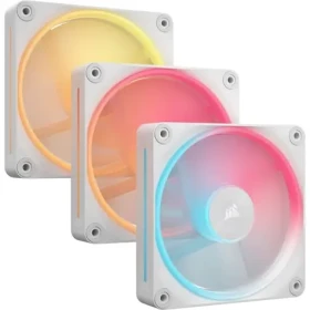 Corsair iCUE Link LX120-R RGB 3ks bílá / 120mm / Hydraulic bearing / 400-2400 RPM /35.1 dB (CO-9051054-WW)