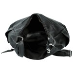 Stylová dámská koženková crossbody kabelka Palmira, černá