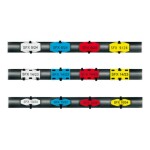 Weidmüller 1000380000 SFX 10/23 NE GR V2 značení kabelů Druh montáže: kabelové spony Potisknutelná plocha: 5 x 23.50 mm šedá Počet markerů: 160 160 ks