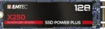 EMTEC Power Plus X250 128GB / M.2 / SATA III / 3D TLC / R:520MBps / W:500MBps / MTBF 2mh / 3y (ECSSD128GX250)