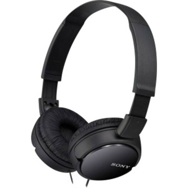 Sony MDR-ZX110AP sluchátka otevřená (On Ear) kabelová černá složitelná, headset