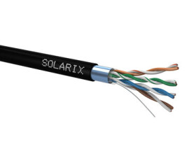 Solarix SXKD-5E-FTP-PE FTP, CAT 5e, 305m, černý